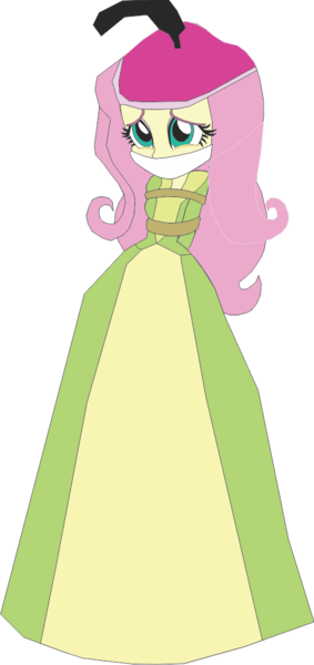 Size: 492x1042 | Tagged: safe, artist:caido58, derpibooru import, fluttershy, human, equestria girls, 1000 hours in ms paint, humanized, image, png, simple background, solo, transparent background