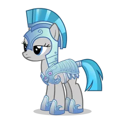Size: 8192x8192 | Tagged: safe, artist:anonymous, oc, unofficial characters only, crystal pony, pony, absurd resolution, armor, crystal guard, crystal guard armor, female, flash asset, guardsmare, helmet, image, lidded eyes, mare, png, royal guard, solo