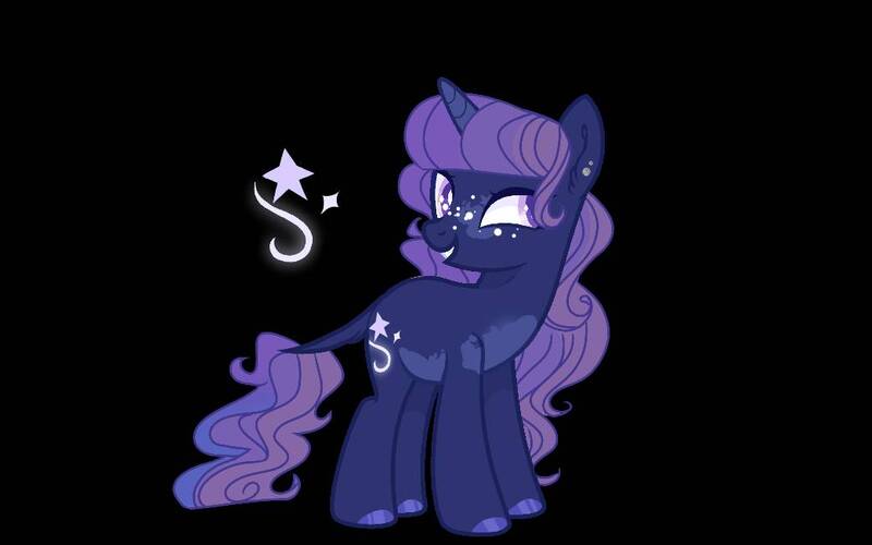 Size: 1041x650 | Tagged: safe, artist:softiesuns, derpibooru import, oc, unofficial characters only, pony, unicorn, base used, black background, female, freckles, image, jpeg, leonine tail, mare, offspring, parent:flash sentry, parent:twilight sparkle, parents:flashlight, simple background, solo