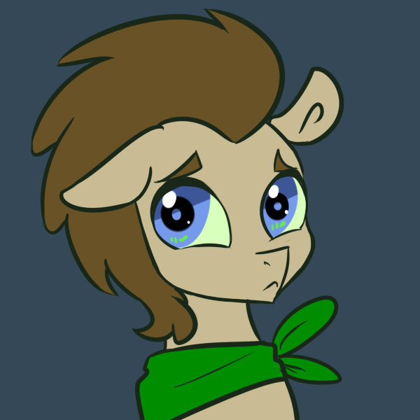 Size: 600x600 | Tagged: safe, artist:tantamount-time-turner, artist:toadstool-prancer, derpibooru import, doctor whooves, time turner, oc, oc:tantamount, pony, clothes, disguise, disguised changeling, image, png, scarf, solo, tantamount-time-turner