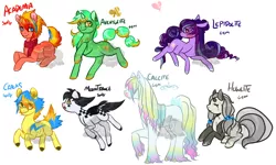 Size: 2000x1200 | Tagged: safe, artist:lavvythejackalope, derpibooru import, oc, unofficial characters only, earth pony, pegasus, pony, unicorn, clothes, colored hooves, earth pony oc, hoof fluff, horn, image, lying down, pegasus oc, png, prone, running, scarf, simple background, smiling, unicorn oc, white background, wings