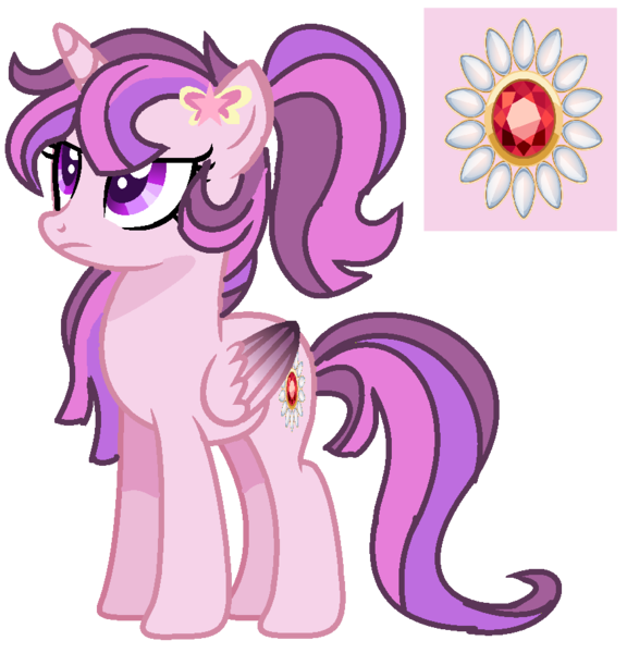 Size: 874x910 | Tagged: safe, artist:venomous-cookietwt, derpibooru import, oc, alicorn, pony, female, image, magical lesbian spawn, mare, offspring, parent:fluttershy, parent:twilight sparkle, parents:twishy, png, simple background, solo, transparent background