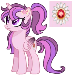 Size: 874x910 | Tagged: safe, artist:venomous-cookietwt, derpibooru import, oc, alicorn, pony, female, image, magical lesbian spawn, mare, offspring, parent:fluttershy, parent:twilight sparkle, parents:twishy, png, simple background, solo, transparent background