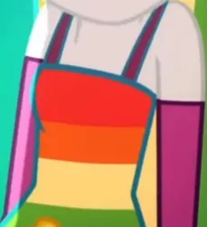 Size: 1920x2106 | Tagged: safe, deleted from derpibooru, derpibooru import, screencap, rainbow dash, eqg summertime shorts, equestria girls, raise this roof, boobshot, breasts, cropped, fall formal outfits, female, image, jpeg, pictures of chests, solo