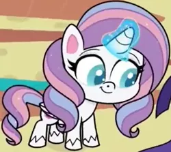 Size: 1156x1031 | Tagged: safe, derpibooru import, screencap, potion nova, alicorn, pony, meet potion nova!, my little pony: pony life, spoiler:pony life s01e10, alicornified, animation error, cropped, female, image, png, race swap, solo