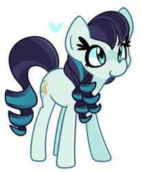 Size: 1359x1661 | Tagged: safe, artist:kindakismet, derpibooru import, coloratura, earth pony, pony, cute, female, heart, image, jpeg, mare, rarabetes, simple background, solo, white background