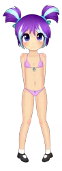 Size: 1024x2799 | Tagged: suggestive, artist:scarlet-spectrum, banned from derpibooru, edit, starlight glimmer, human, anime, bikini, clothes, cute, female, humanized, lolicon, pigtails, png, shoes, simple background, solo, swimsuit, swimsuit edit, transparent background, underage, underwear, underwear edit, younger
