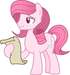 Size: 1213x1305 | Tagged: safe, artist:muhammad yunus, derpibooru import, oc, oc:annisa trihapsari, unofficial characters only, earth pony, pony, base used, bedroom eyes, earth pony oc, female, image, mare, pink body, pink hair, png, rule 63, rule63betes, sad, simple background, smiling, solo, transparent background, vector