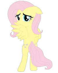 Size: 3000x3749 | Tagged: safe, artist:baira, derpibooru import, fluttershy, pony, female, grooming, image, pagasus, png, preening, simple background, solo, transparent background, wings