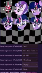 Size: 717x1225 | Tagged: safe, derpibooru import, starlight glimmer, twilight sparkle, twilight sparkle (alicorn), alicorn, pony, unicorn, twibooru, angry, crying, cutie mark, face, glimmy, gritted teeth, image, jpeg, looking at you, looking up, meta, s5 starlight, sad, smiling, smiling at you, teeth