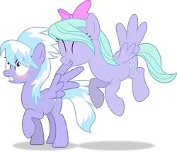 Size: 10512x9058 | Tagged: safe, artist:thatusualguy06, deleted from derpibooru, derpibooru import, cloudchaser, flitter, pegasus, pony, .svg available, absurd resolution, blushing, eyes closed, female, flying, grooming, image, incest, lesbian, mare, pegacest, png, preening, raised hoof, shipping, shrunken pupils, simple background, spread wings, transparent background, vector, wingboner, wings