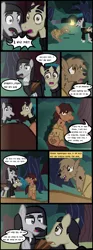 Size: 1280x3424 | Tagged: safe, artist:mr100dragon100, derpibooru import, oc, oc:thomas the wolfpony, deer, earth pony, pegasus, pony, vampire, vampony, wolf, wolf pony, comic:a king's journey home, comic, dark forest au's dracula, dark forest au's phantom of the opera (erik), image, male, png, stallion