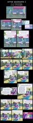 Size: 1636x6000 | Tagged: safe, artist:sapphiregamgee, derpibooru import, aria blaze, rainbow dash, equestria girls, canterlot high, comic, commission, gym, gym clothes, gymnasium, image, jpeg, weight lifting, weights, workout, workout outfit