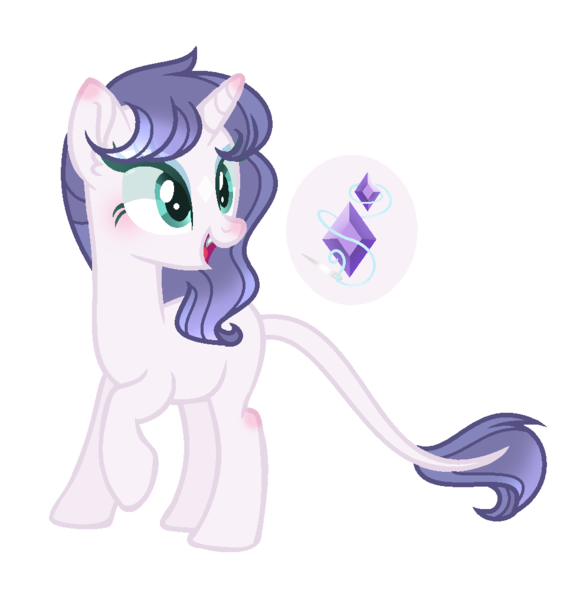 Size: 988x1016 | Tagged: safe, artist:nakotl, derpibooru import, oc, dracony, hybrid, female, image, interspecies offspring, offspring, parent:rarity, parent:spike, parents:sparity, png, simple background, solo, transparent background