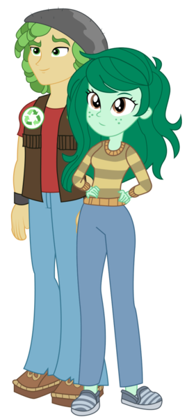 Size: 476x1061 | Tagged: safe, artist:marcorois, artist:maretrick, derpibooru import, edit, sandalwood, wallflower blush, equestria girls, clothes, crack shipping, female, hippie, image, male, pants, png, sandalflower, shipping, shoes, simple background, smiling, straight, transparent background, vector