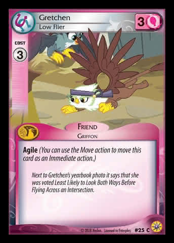 Size: 344x480 | Tagged: safe, derpibooru import, gabby, gretchen, gryphon, the fault in our cutie marks, ccg, enterplay, female, friends forever (enterplay), griffonstone, image, jpeg, merchandise, solo focus