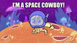 Size: 600x337 | Tagged: safe, derpibooru import, edit, edited screencap, screencap, applejack, how applejack got her hat back, my little pony: pony life, spoiler:pony life s01e04, caption, image, image macro, jpeg, steve miller band, text