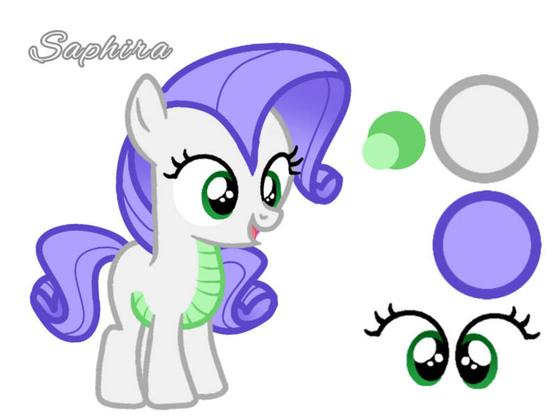 Size: 1024x768 | Tagged: safe, artist:auroramagical, derpibooru import, oc, oc:saphira sparkle, dracony, hybrid, base used, image, interspecies offspring, offspring, parent:rarity, parent:spike, parents:sparity, png, reference sheet, simple background, solo, transparent background