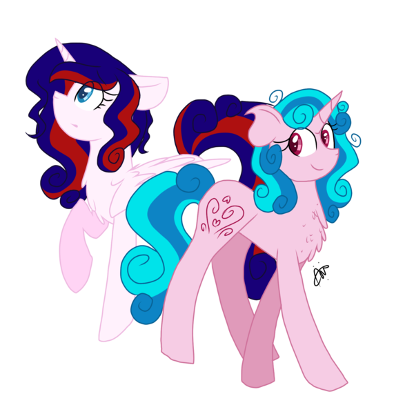 Size: 1772x1772 | Tagged: safe, artist:gallantserver, derpibooru import, oc, oc:vanilla blossom, oc:vanilla cherry blossom, unofficial characters only, alicorn, pony, unicorn, female, image, mare, parent:princess celestia, parent:princess platinum, png, simple background, transparent background