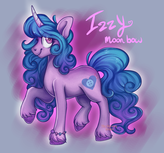 Size: 1903x1767 | Tagged: safe, artist:thegrinningreaper09, derpibooru import, izzy moonbow, pony, g5, image, png, solo