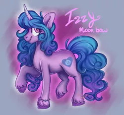 Size: 1903x1767 | Tagged: safe, artist:thegrinningreaper09, derpibooru import, izzy moonbow, pony, g5, image, png, solo