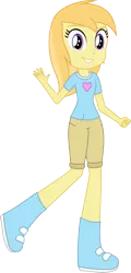 Size: 959x2001 | Tagged: safe, artist:lumorn, derpibooru import, noi, human, equestria girls, clothes, equestria girls-ified, grin, heart, humanized, image, pants, png, shirt, shoes, short pants, simple background, smiling, t-shirt, transparent background, vector