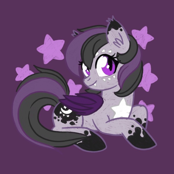 Size: 2000x2000 | Tagged: safe, artist:mediocremare, derpibooru import, oc, bat pony, pony, female, image, jpeg, lying down, mare, prone, solo