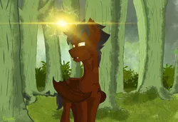 Size: 1082x739 | Tagged: safe, artist:batponyoc, derpibooru import, oc, oc:blank page, alicorn, alicorn oc, everypony, horn, image, jpeg, jungle, thestral, wings