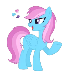Size: 2200x2481 | Tagged: safe, artist:magicuniclaws, derpibooru import, oc, pegasus, pony, female, image, magical lesbian spawn, mare, offspring, parent:lotus blossom, parent:rainbow dash, png, simple background, solo, transparent background