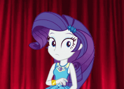 Size: 498x357 | Tagged: safe, artist:thegreatloofa, deleted from derpibooru, derpibooru import, rarity, equestria girls, animated, bracelet, curtain, derpibooru exclusive, excited, female, flailing, freaking out, gif, image, jewelry, kermit the frog, marshmelodrama, rarity being rarity, reference, scared, screaming, solo, the muppet show, wat, wtf