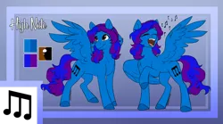 Size: 1280x712 | Tagged: safe, artist:its-gloomy, derpibooru import, oc, oc:high note, pegasus, pony, female, image, mare, png, reference sheet, simple background, singing, solo, transparent background