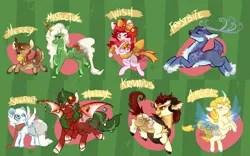 Size: 2000x1250 | Tagged: safe, artist:lavvythejackalope, derpibooru import, oc, unofficial characters only, bat pony, deer, pony, reindeer, unicorn, abstract background, antlers, bat pony oc, bat wings, clothes, horn, horns, image, looking back, png, rearing, scarf, unicorn oc, wings