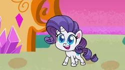 Size: 1920x1080 | Tagged: safe, derpibooru import, screencap, rarity, pony, unicorn, my little pony: pony life, spoiler:pony life s02e17, female, image, mare, png, solo, what goes updo
