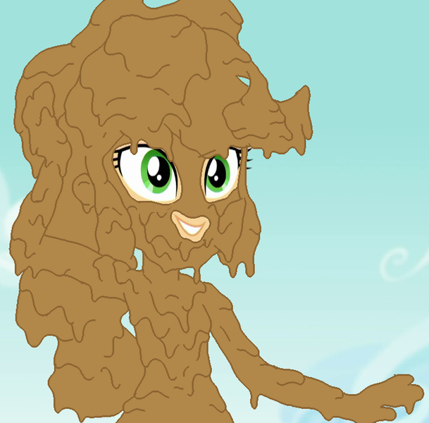 Size: 729x718 | Tagged: safe, artist:amateur-draw, derpibooru import, edit, edited screencap, screencap, applejack, human, equestria girls, equestria girls series, clothes, covered in mud, female, image, mud, mud edit, mud play, muddy, png, show accurate, wet and messy