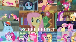 Size: 1280x721 | Tagged: safe, derpibooru import, edit, edited screencap, editor:quoterific, screencap, applejack, fluttershy, pinkie pie, princess cadance, princess flurry heart, rainbow dash, scootaloo, spike, twilight sparkle, twilight sparkle (alicorn), alicorn, dragon, earth pony, pegasus, pony, unicorn, a canterlot wedding, daring don't, feeling pinkie keen, games ponies play, green isn't your color, party pooped, ppov, read it and weep, scare master, stare master, the crystalling, the one where pinkie pie knows, twilight time, ^^, applejack's hat, baby, baby pony, cowboy hat, cute, cutealoo, daaaaaaaaaaaw, dashabetes, dashface, diapinkes, eyes closed, female, filly, fluttershy's cottage, golden oaks library, hat, image, jackabetes, library, male, mare, pinkie being pinkie, png, shyabetes, smiling, squee, stallion, sugarcube corner, twiabetes, twilight's castle, unicorn twilight