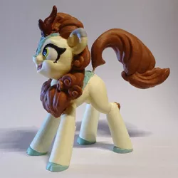 Size: 1421x1421 | Tagged: safe, artist:pessimizer, derpibooru import, autumn blaze, kirin, 3d print, female, figurine, image, irl, jpeg, photo, smiling, solo