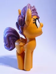 Size: 1125x1500 | Tagged: safe, artist:pessimizer, derpibooru import, scootaloo, pegasus, pony, 3d print, cute, cutealoo, female, figurine, filly, happy, image, irl, jpeg, jumping, photo, smiling, solo