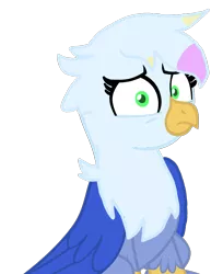 Size: 1080x1323 | Tagged: safe, artist:burst clouds, derpibooru import, oc, gryphon, 2021, base used, blue body, digital art, female, females only, green eyes, griffon oc, image, looking at you, png, simple background, transparent background