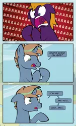 Size: 1920x3169 | Tagged: safe, artist:alexdti, derpibooru import, oc, oc:ale, oc:umberto, unofficial characters only, pony, comic:quest for friendship, female, image, jpeg, male, mare, screaming, stallion