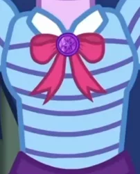 Size: 1920x2380 | Tagged: safe, deleted from derpibooru, derpibooru import, screencap, sci-twi, twilight sparkle, equestria girls, equestria girls series, holidays unwrapped, spoiler:eqg series (season 2), boobshot, bowtie, breasts, cropped, female, geode of telekinesis, image, jewelry, jpeg, magical geodes, necklace, o come all ye squashful, pictures of chests, solo