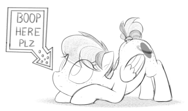 Size: 1412x835 | Tagged: safe, artist:dtcx97, derpibooru import, oc, oc:apogee, unofficial characters only, pony, face down ass up, female, filly, image, monochrome, png, solo