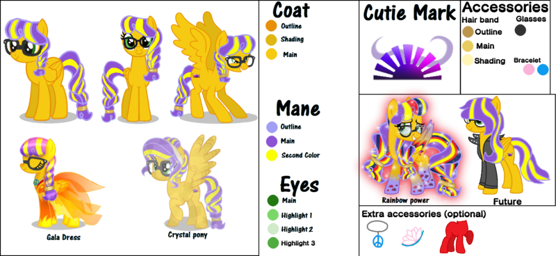 Size: 2263x1041 | Tagged: safe, artist:bc-ls, derpibooru import, oc, oc:sunrise glisten, image, png, reference sheet