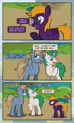 Size: 1920x3169 | Tagged: safe, artist:alexdti, derpibooru import, oc, oc:ale, oc:marco, oc:umberto, unofficial characters only, pegasus, pony, unicorn, comic:quest for friendship, female, image, jpeg, male, mare, stallion