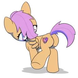 Size: 5000x5000 | Tagged: safe, artist:platypus in a can, derpibooru import, scootaloo, grooming, image, png, preenhub, preening, simple background, solo, transparent background