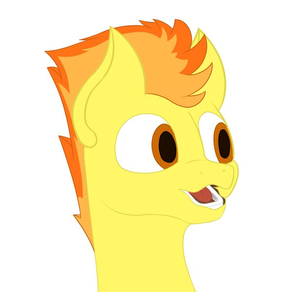 Size: 1500x1500 | Tagged: safe, artist:shoophoerse, derpibooru import, spitfire, pegasus, pony, image, jpeg, meme, pogfire, poggers, simple background, solo, white background