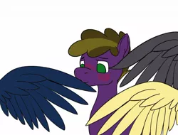 Size: 1160x883 | Tagged: suggestive, artist:wyntermoon, derpibooru import, oc, oc:wyntermoon, unofficial characters only, earth pony, pony, blushing, feather, floating wings, foursome, grooming, group sex, image, jpeg, male, males only, malesub, preenhub, preening, sex, simple background, submissive, wings
