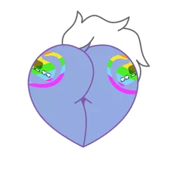 Size: 768x768 | Tagged: suggestive, artist:alistair504, derpibooru import, oc, oc:passi deeper, unofficial characters only, pony, unicorn, ass up, butt, butt only, commission, cutie mark, dock, from behind, heart butt, image, male, plot, png, raised tail, rear view, simple background, solo, solo male, stallion, tail, transparent background, ych result