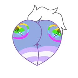 Size: 768x768 | Tagged: suggestive, artist:alistair504, derpibooru import, oc, oc:passi deeper, unofficial characters only, pony, unicorn, ass up, butt, butt only, clothes, commission, crossdressing, cutie mark, dock, femboy, from behind, heart butt, image, male, plot, png, purple underwear, raised tail, rear view, simple background, socks, solo, solo male, stallion, stockings, striped socks, striped underwear, tail, thigh highs, transparent background, underwear, white underwear, ych result