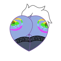 Size: 768x768 | Tagged: suggestive, artist:alistair504, derpibooru import, oc, oc:passi deeper, unofficial characters only, pony, unicorn, ass up, black underwear, butt, butt only, clothes, commission, crossdressing, cutie mark, dock, femboy, from behind, heart butt, image, lace, lace underwear, male, plot, png, raised tail, rear view, simple background, socks, solo, solo male, stallion, stockings, tail, thigh highs, transparent background, underwear, ych result