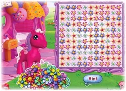 Size: 500x361 | Tagged: safe, derpibooru import, cheerilee, cheerilee (g3), match game, earth pony, pony, candy crush, cd-rom, flower, g3, game, image, jpeg, pinkie pie's party parade, reference in the description